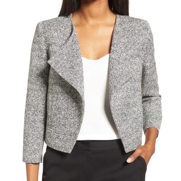 Classiques Entier Crop Tweed Jacket - Picture 1 of 13